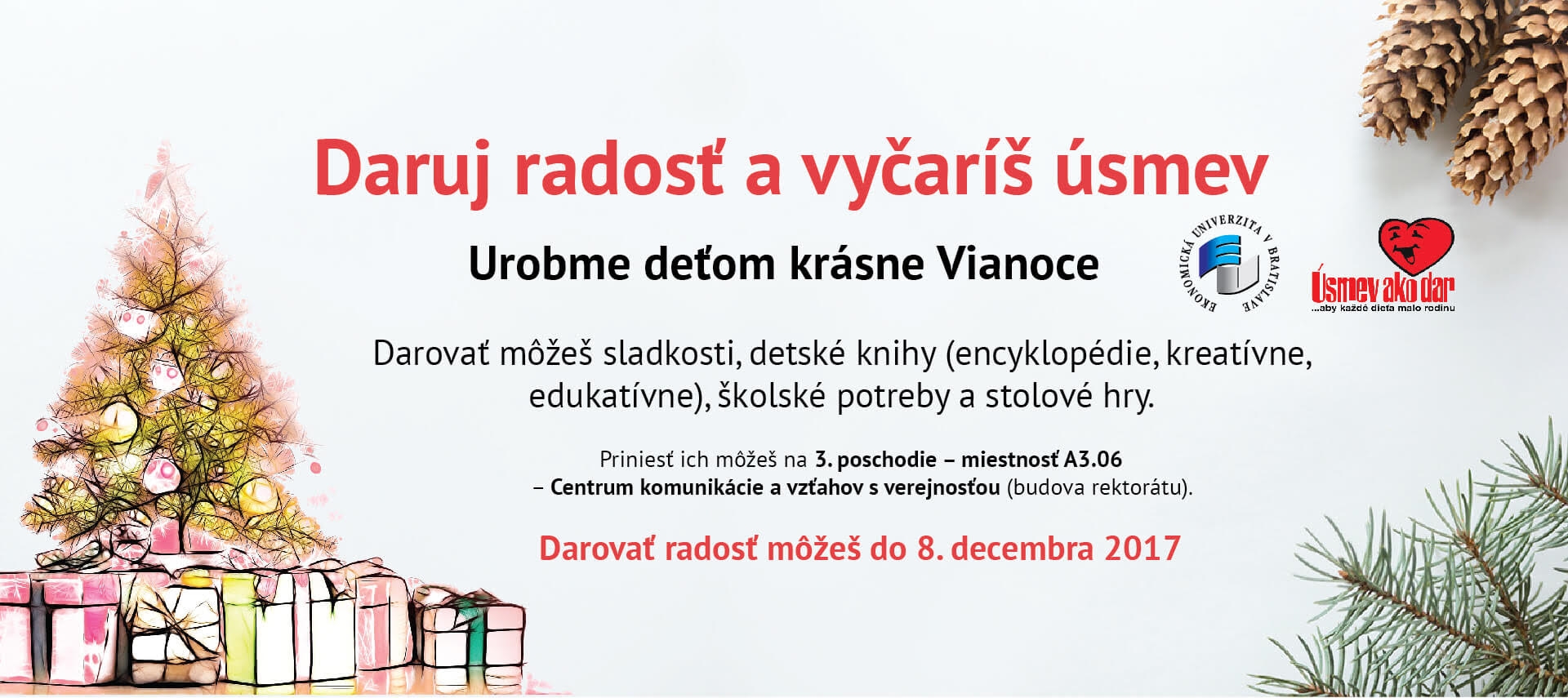 Daruj radosť a vyčaríš úsmev