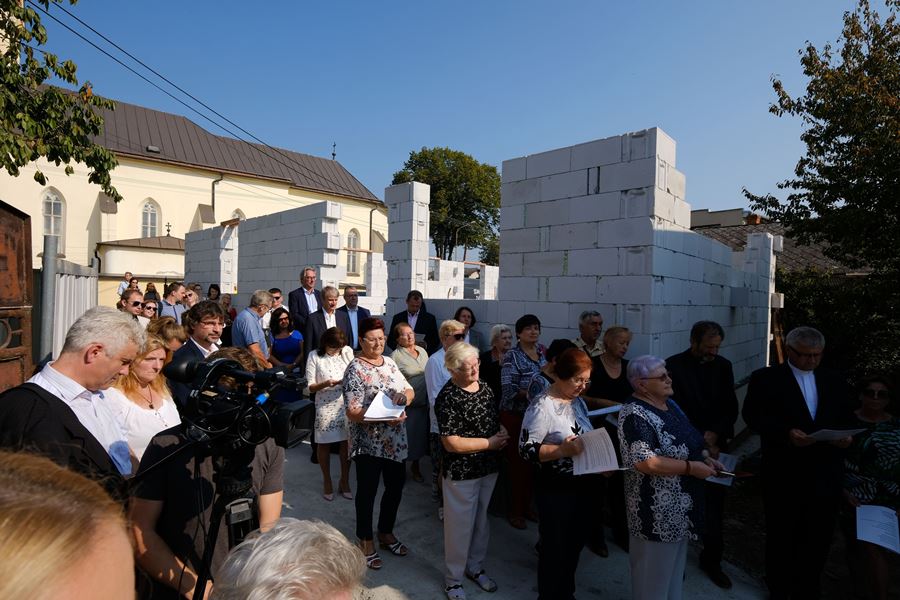 Otvorenie centra pomoci Vincentínum v Košiciach - Šaci