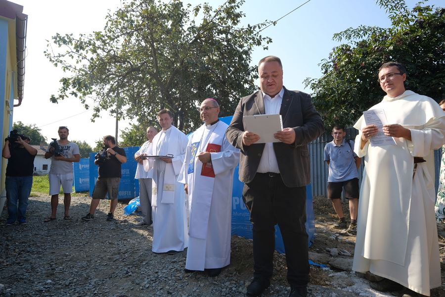 Otvorenie centra pomoci Vincentínum v Košiciach - Šaci