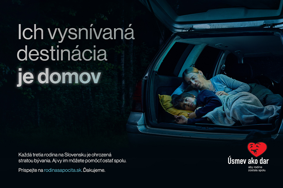 Počet rodín ohrozených chudobou prudko narastá. Úsmev ako dar spustil zbierku Rodina sa počíta: Destinácia domov na podporu sociálneho nájomného bývania